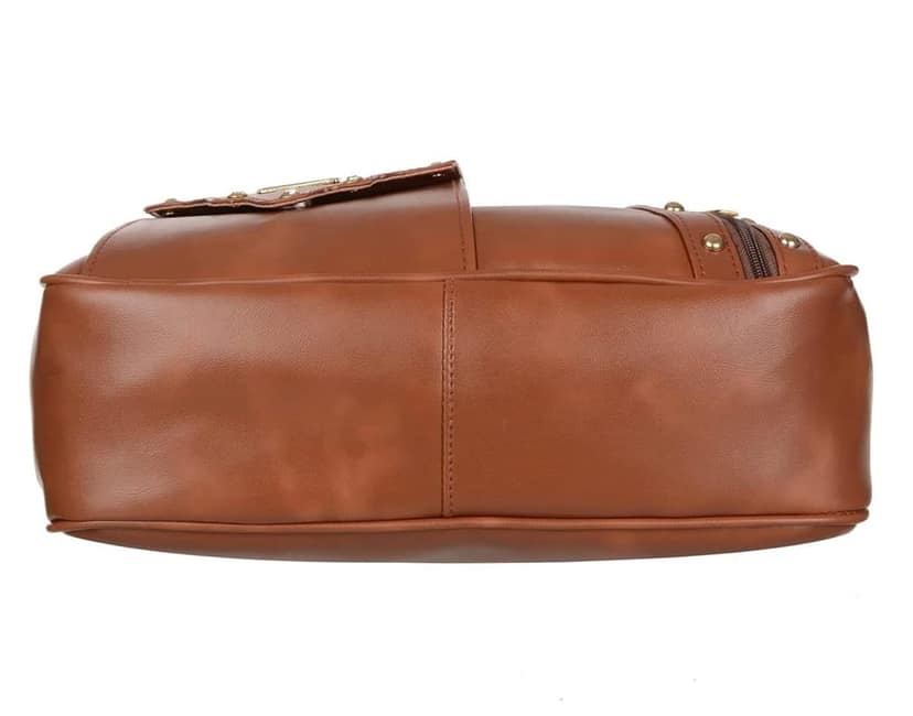 TASCHEN Women Casual Travel/Office Handbag (tan) view 5