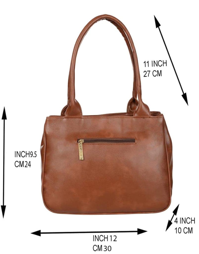 TASCHEN Women Casual Travel/Office Handbag (tan) view 6
