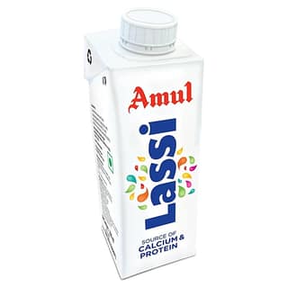 Amul Lassi - Rose Flavour, Source Of Calcium & Protein, 250 Ml Carton