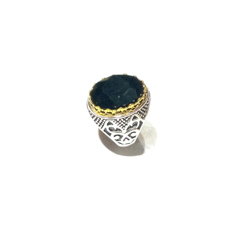 Silver Collection Ring for Men (M Silver), Ring Size - (Round 2 cm) view 2