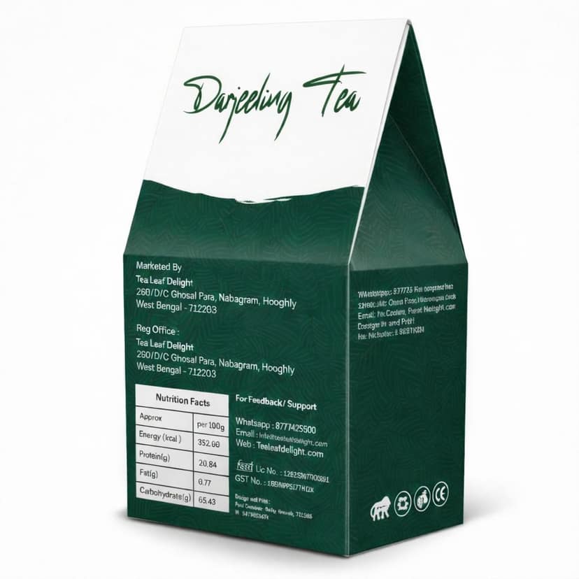 Tea Leaf Delight Whole Leaf Darjeeling Tea 250g view 5