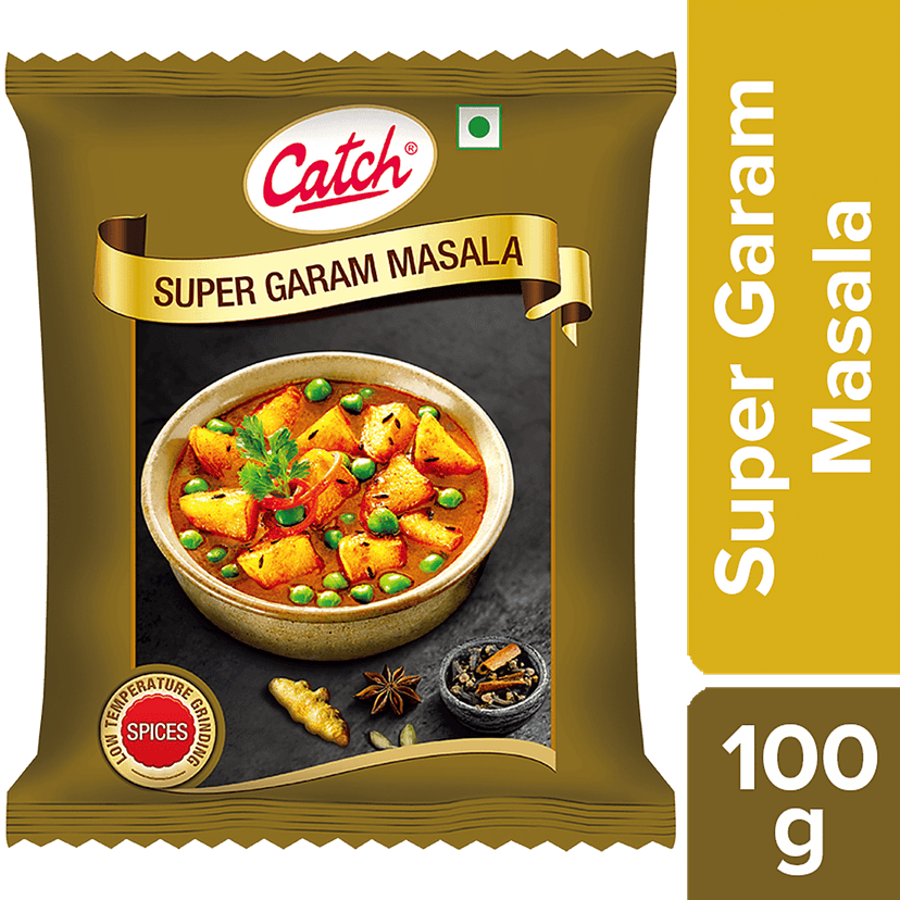 Catch Super Garam Masala - Adds Flavour & Aroma, 100 G Pouch