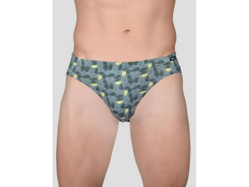 Frenchie Designer 100% Combed Cotton Printed Briefs for Men - Assorted Colours (Pack of 4) - 110 view 2