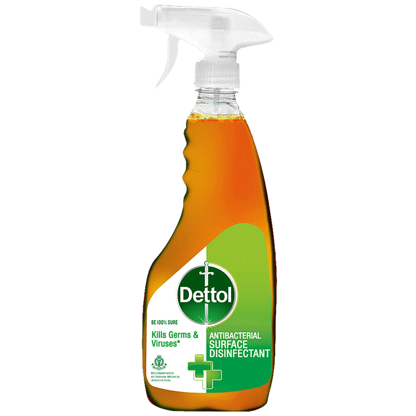 Dettol Antibacterial Surface Liquid Disinfectant Cleaner - Multipurpose, Kills Germs, 500 Ml Spray