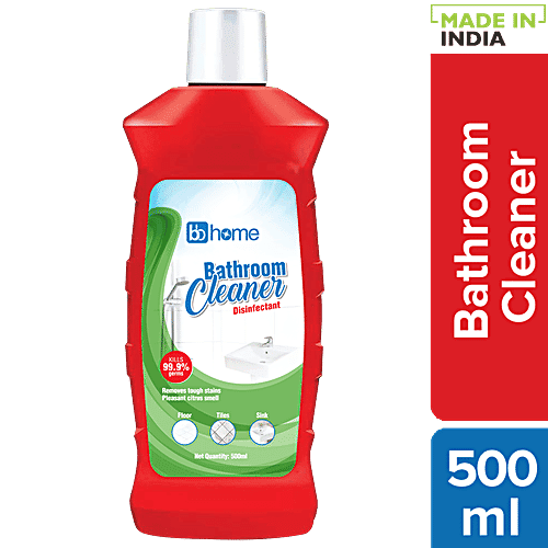 BB Home Disinfectant Bathroom Cleaner - Citrus, Kills 99.9% Germs, 500 ml Bottle