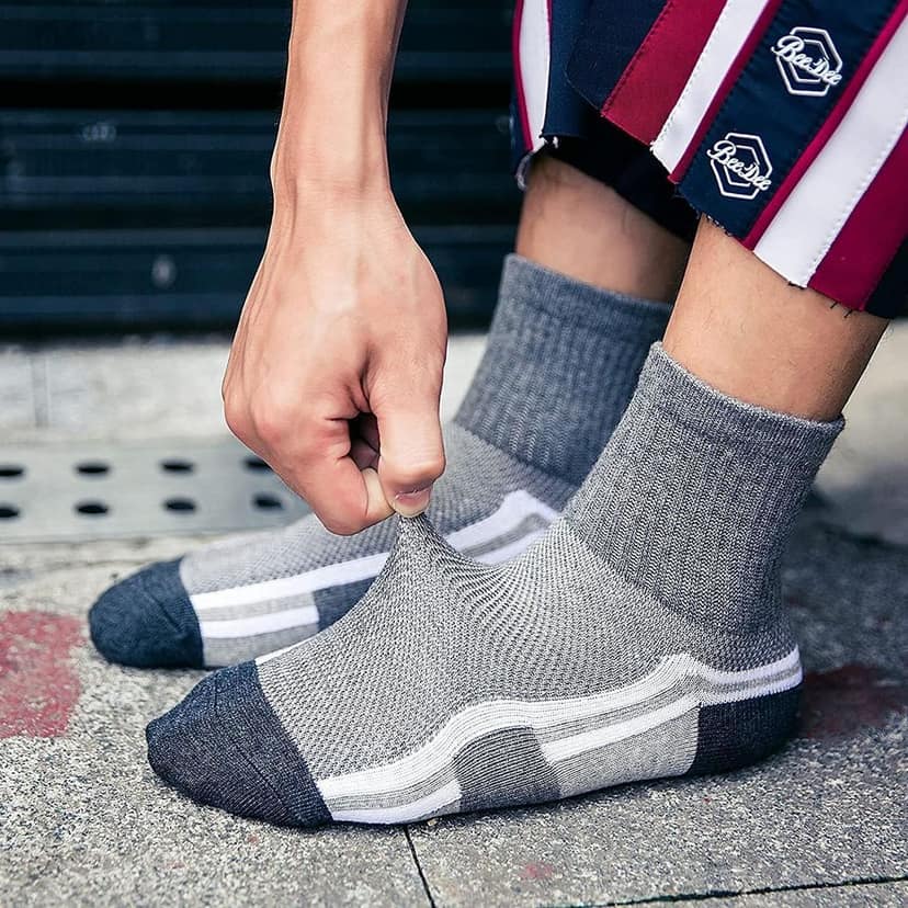 Sockscarving Pack of 5 Ankle Length Socks, Basik Edition, Made With Durable & Breathable Cotton, Free Size, Suitable for all Season, Soft & Breathable, Daily Use view 3