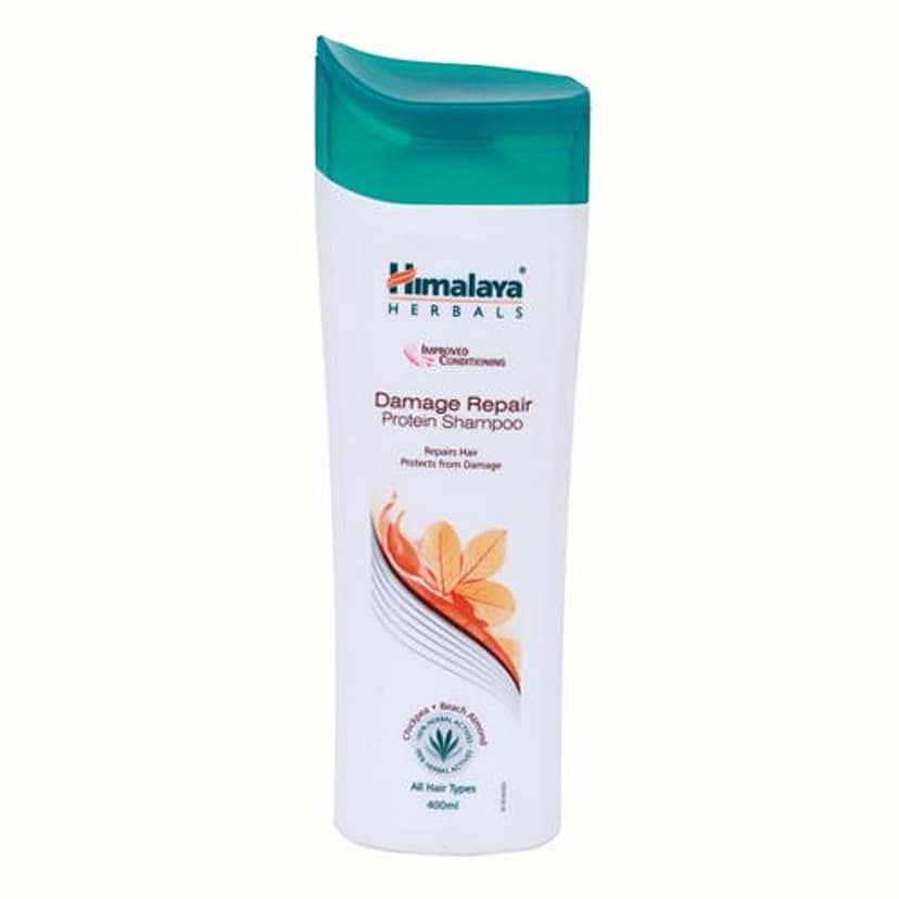 Himalaya Damage Repair Protein Shampoo - Chick Pea, Beach Almond, For All Hair Types, 400 Ml view 2
