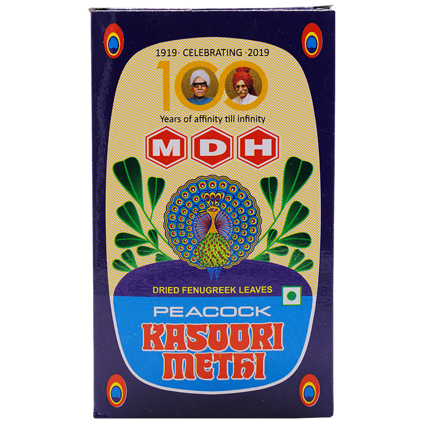 Mdh Peacock Kasoori Methi, 25 g Carton view 2