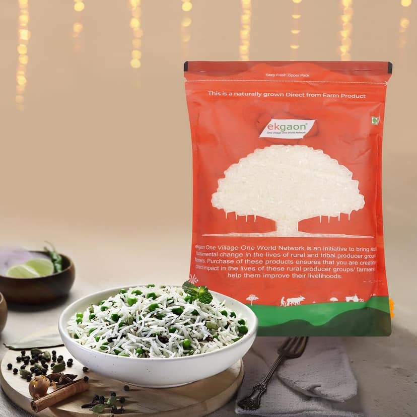 Premium Aromatic Rice (Javaphool Rice) 500Gms view 5