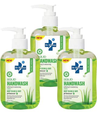 Dr Kleenz Deep Clean & Safe Aloevera Hand Wash 750 mL Pack of 3