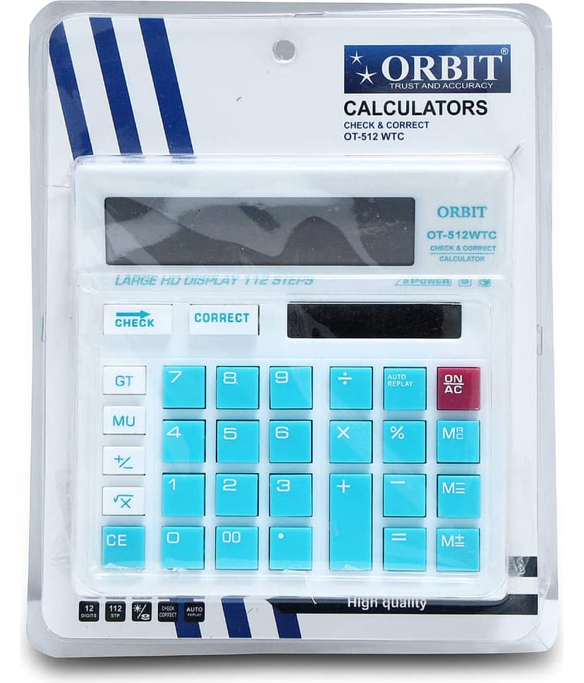 orbit - 12 Digits Basic Calculator