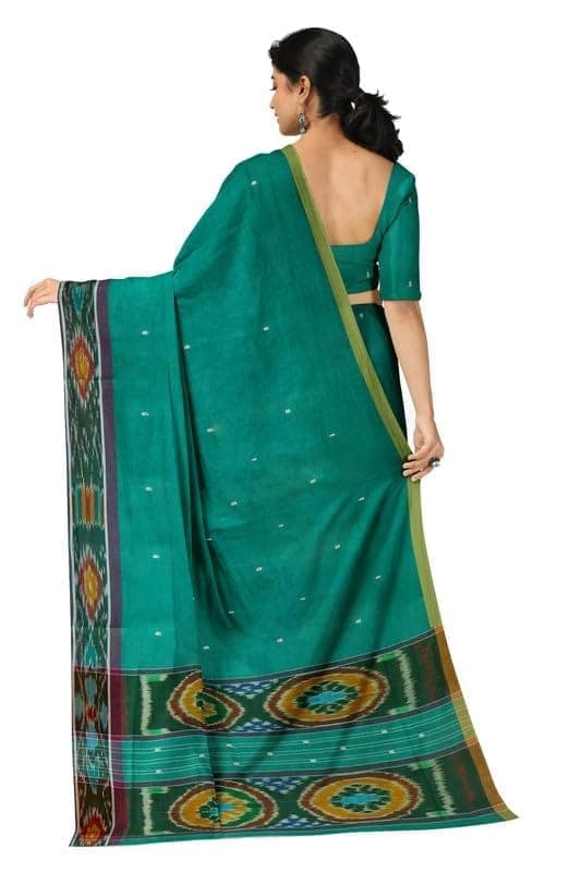 APCO Handloom (A Andhra Pradesh Govt Emporium)- Women's Traditional Pure Handloom Dulla Cotton Saree | DL0072 view 3