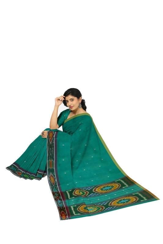 APCO Handloom (A Andhra Pradesh Govt Emporium)- Women's Traditional Pure Handloom Dulla Cotton Saree | DL0072 view 4