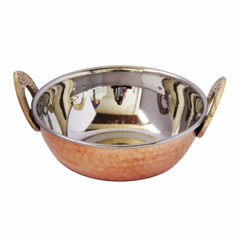 Copper Steel & Brass Kadai No. 4 (BCMAS141 D) view 2