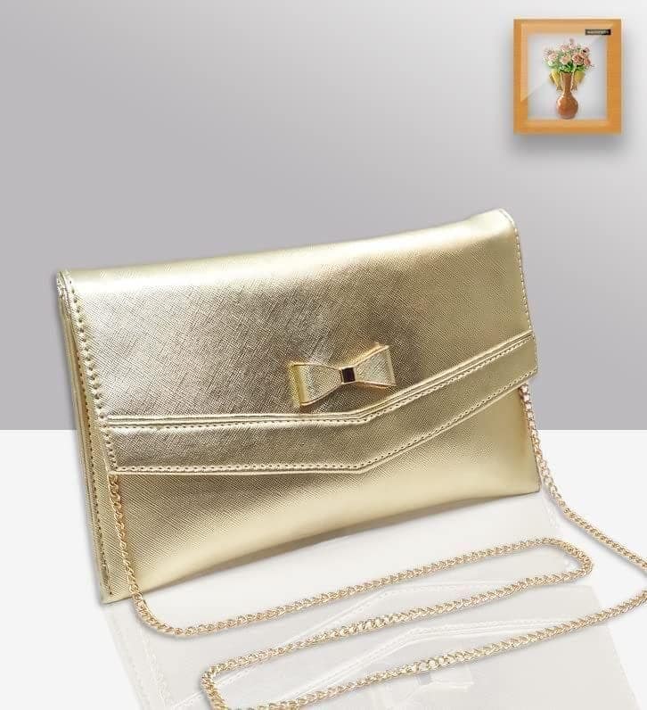 Magnifique Women's Hand/Sling/Side Bag/purse Polyurethane Western (Metallic) view 2