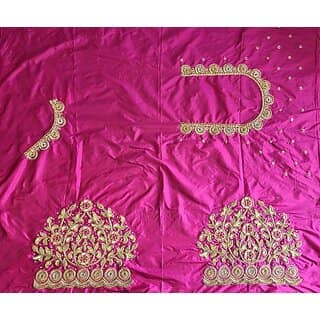 OMSAIFAB Cotton Silk Self Design Blouse Material