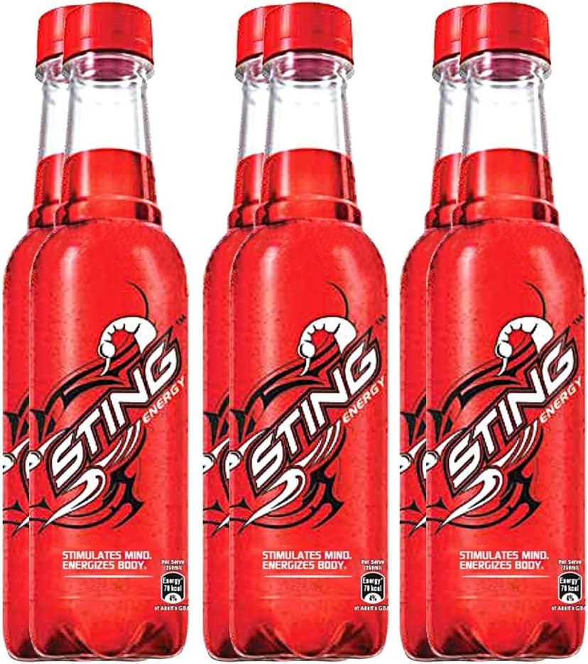 Sting Energy Drink, 250ml Bottle (Pack of 6)