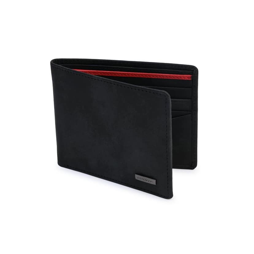 Red Tape Black Men's Genuine Leather Bi-Fold Wallet | RFID Blocking | Slim Design with Metal Logo | 6 Card Slots & 2 Currency Compartments view 6