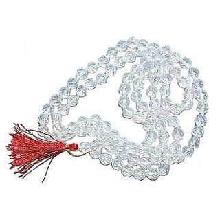 Ceylonmine - Stone Sphatik Mala for pooja