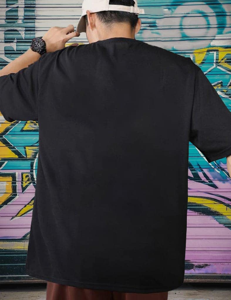 SCOTT FINCHER Men's Chill Out Men's T-Shirt - Comfy Cotton Tee Shirt with Unique Design - Perfect for Casual Wear : AA(ARN)BLACK_263 view 4