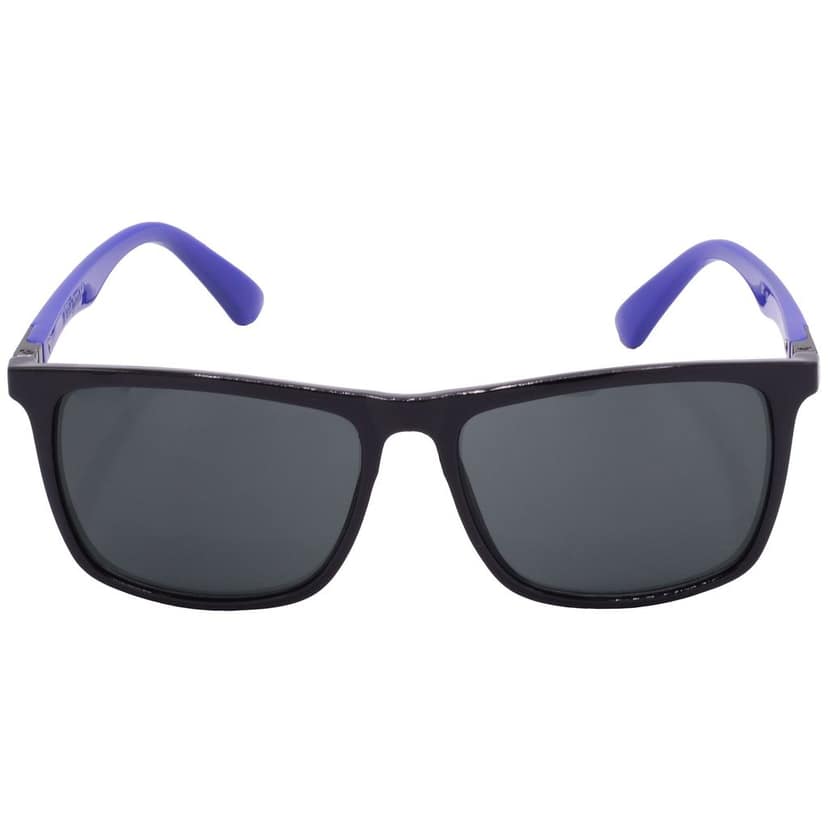 Hrinkar Grey Rectangular Sunglasses Styles Black, Blue Frame Glasses for Men & Women - HRS-BT-03-BK-BU-BK view 2