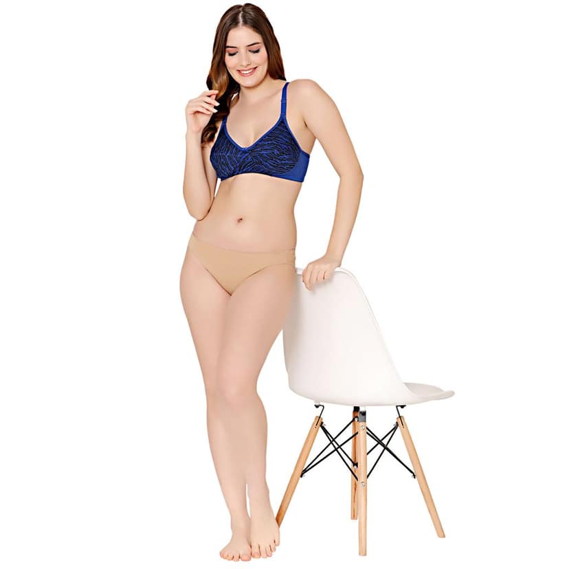 Bodycare cotton wirefree adjustable straps comfortable non padded Bra-1584CO view 3