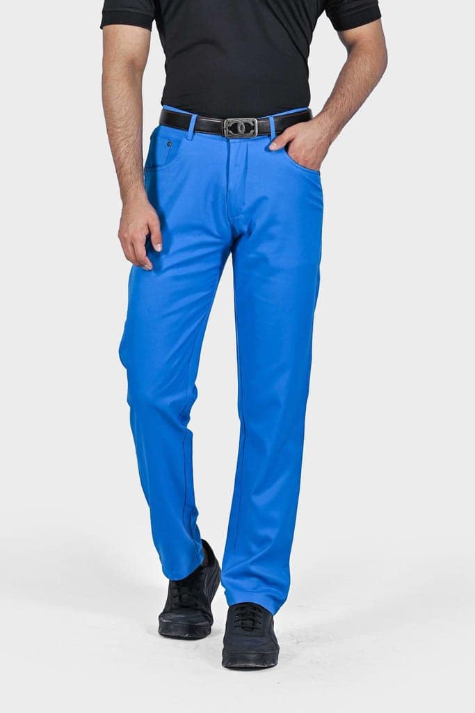 AH Mechanical Stretch Scuba Blue Golf Pants view 3