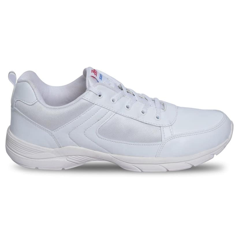 Paragon Ultra Comfortable, Lightweight and Durable Boy's White School Shoes for Everyday Use |Uniform Shoes with Lace-Up Closure and Breathable Outer Fabric view 3