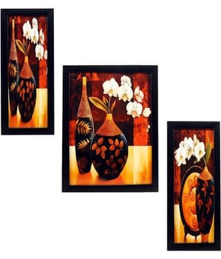 Indianara - Floral Painting With Frame