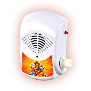 Pooja Bell 35 in 1 Mantra Device Mantra Chanting Bell/Pooja Bell/Mantra Electric Light continuous Sound Plastic Prayer Kit