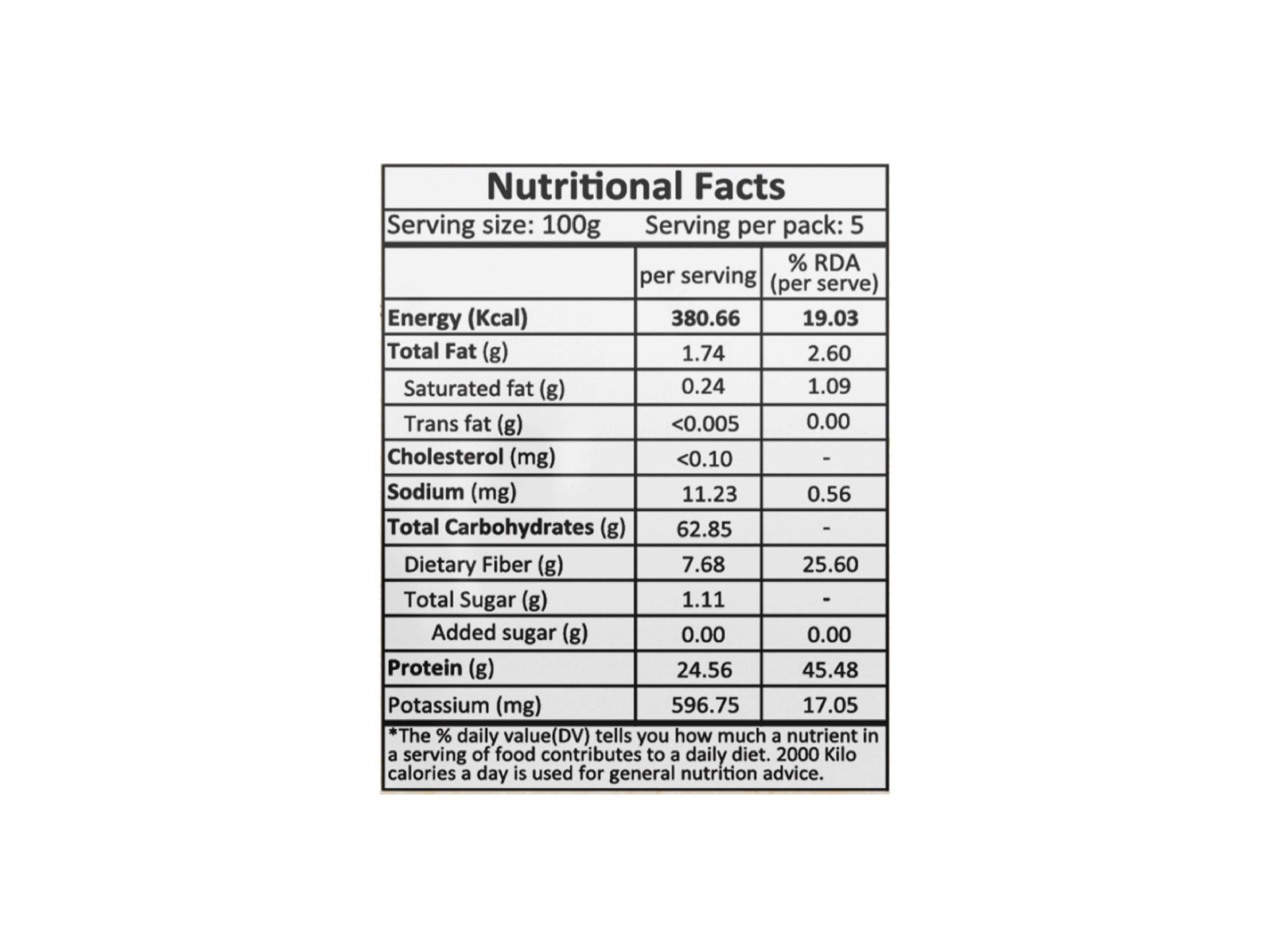Organic Masoor Whole 500g view 4