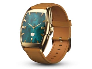 Pebble Regal 1.77" True HD Display Smartwatch, Bluetooth Calling, DIY Watch Faces, Health Monitoring, Multiple Sports Modes - for Men & Women - Brown