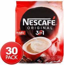 Nescafe Gold Original 3 In 1 Baru Coffee, 525 G (30 Sachet X 17.5 G Each)