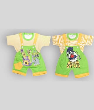 Babeezworld Baby Kids Cotton Dungaree Set