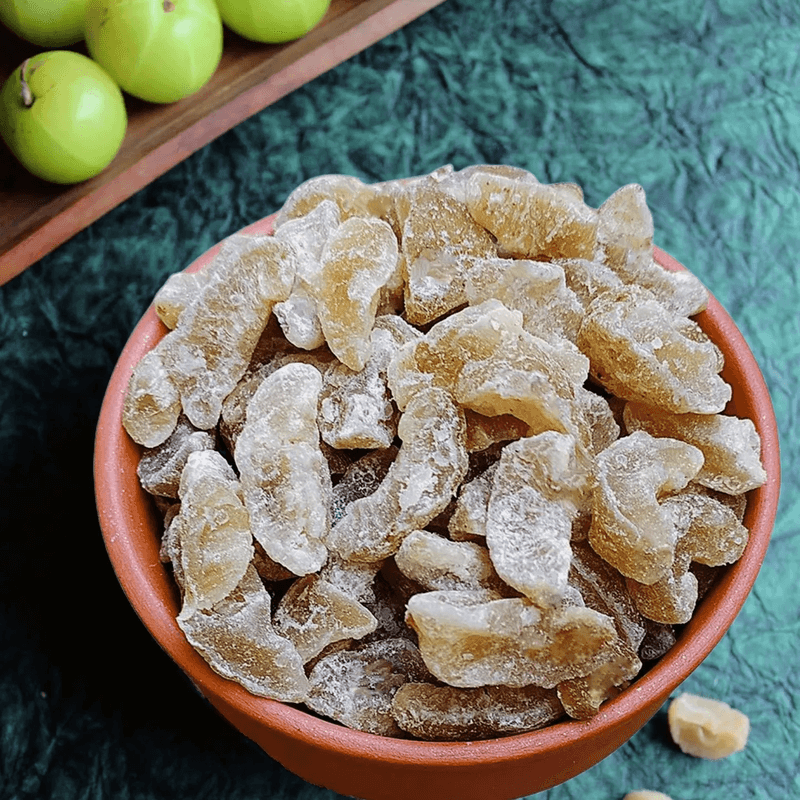 Salted Dry Amla (250g) | Tangy & Healthy Snack | Traditional Munchies