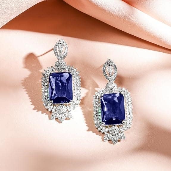 Rubans Necklace Set American Diamond Zirconia Studded Trendy Stylish Jewellery Gift for Women & Girls view 6