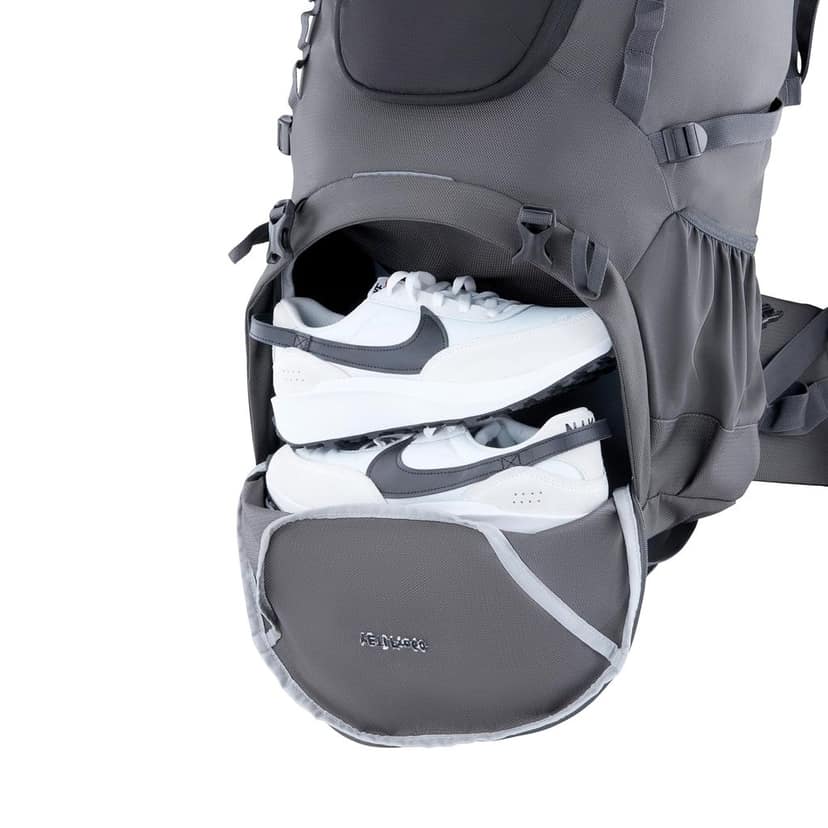 Yeti Pro | 60 Ltrs | 1 Compartments | Bottle Pocket | Ergonomic Padded Back Panel & Shoulder Straps | Rucksack | 1 Year International Warranty | Black view 2