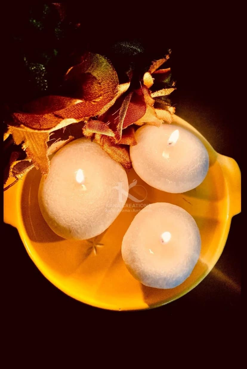 Nature On Platter Soy Candles