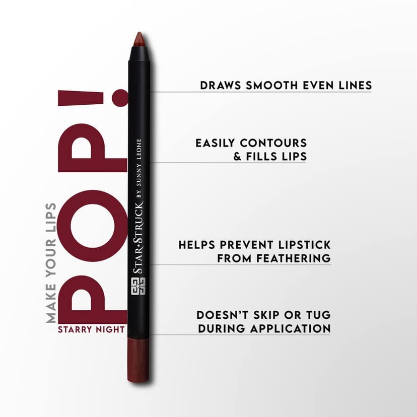 Star Struck by Sunny Leone Long Wear Lip Liner - Starry Night view 4