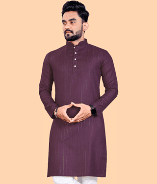 YUG ART - Olive Green Cotton Men's Regular Kurta ( Pack of 1 )
