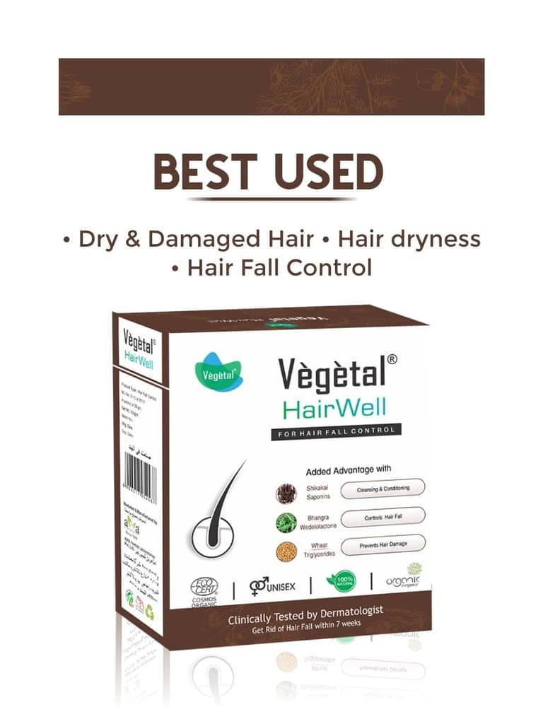 Vegetal HairWell -An Hair Fall Treatment And Regrowth Product 100g.... view 2