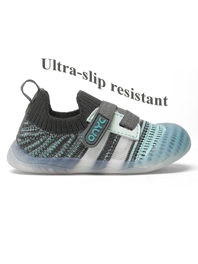 Smooth Toddlers' First-Step Shoes – Sea Green (Unisex) view 6