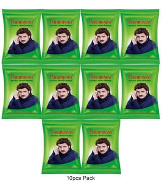 Parampara Hair Natural Henna 30 g Pack of 10