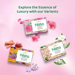Nisha Luxury Soap Bar Pure Glycerin & Primrose 100g Each, Pack of 12 (12 x 8.33 g) view 2