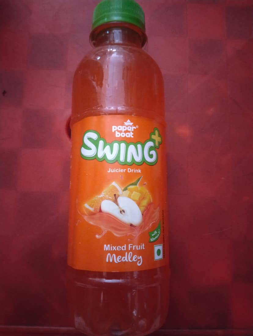 Paper boat Swing Juicier drink Mixed fruit Medley