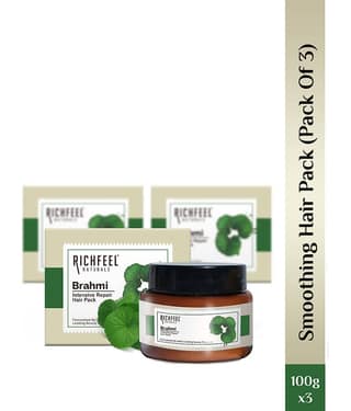 Richfeel Brahmi Hair Pack 100 Gms Pack of 3
