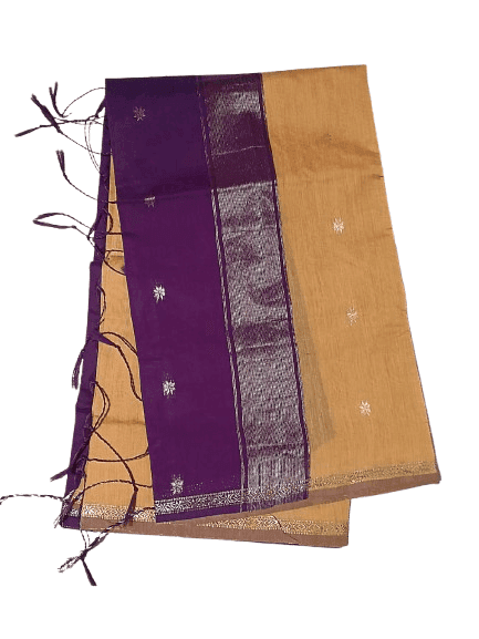 Kalyani Cotton Saree for Women | Soft Pure Cotton Saree with Blouse Piece | Traditional Daily Wear Handloom Style Saree | Lightweight Breathable Cotton Saree for Office, Casual & Festive Wear | with blouse view 2