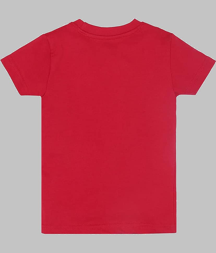 ETCHED DESIGN Pack of 1 Boys Cotton T-Shirt & Shorts Set ( Multicolor ) view 3