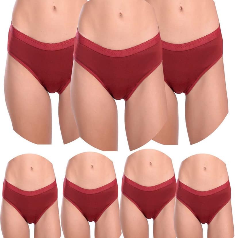 Cotton Full Coverage Hipster Panties Pack 7 view 5