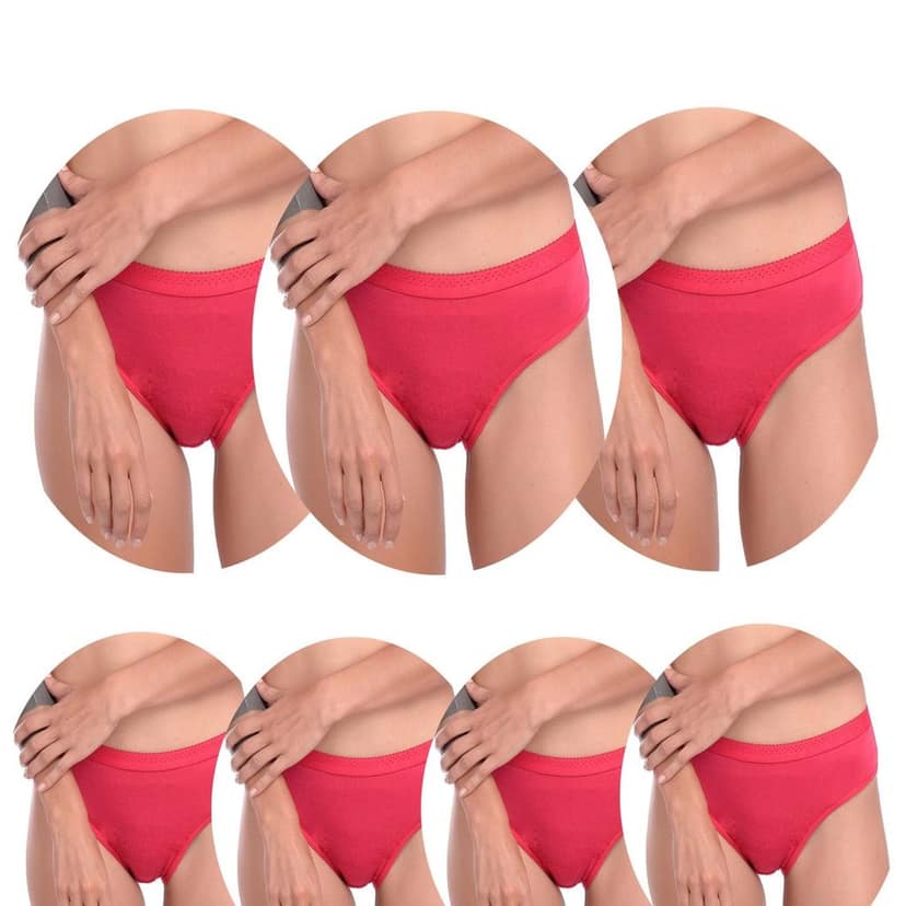 Cotton Full Coverage Hipster Panties Pack 7 view 6